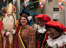 intrede van de Sint is groot succes
